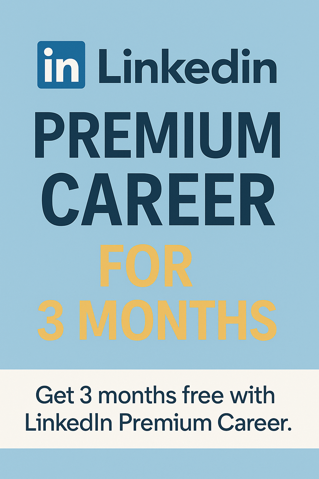 Linkedin Premium Career-3 Months